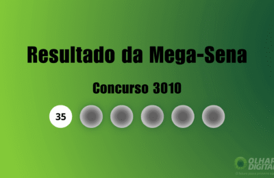 Resultado mega sena concurso 3009