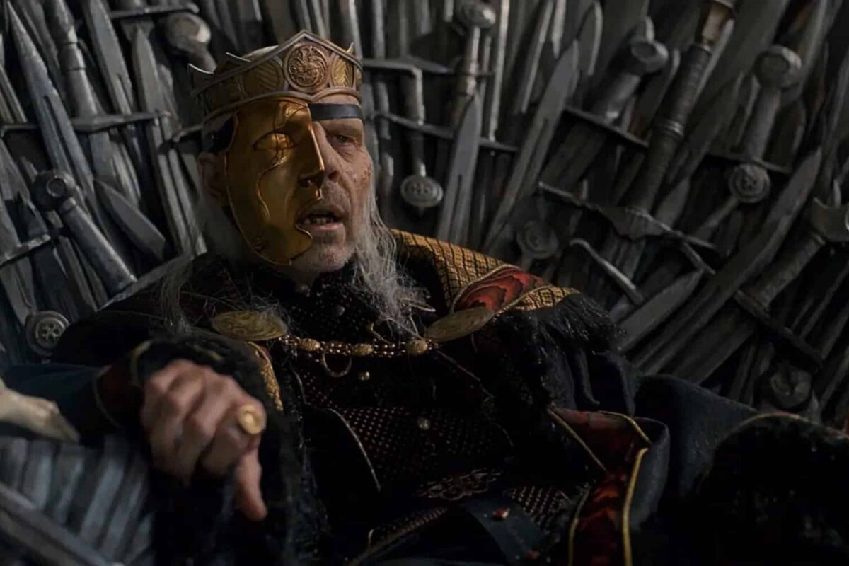 House Of The Dragon Episodio 8 Rei Viserys Targaryen Cena Daemon Improvisada
