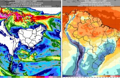Inmet Previsao do tempo 4 a 8 de junho de 2026