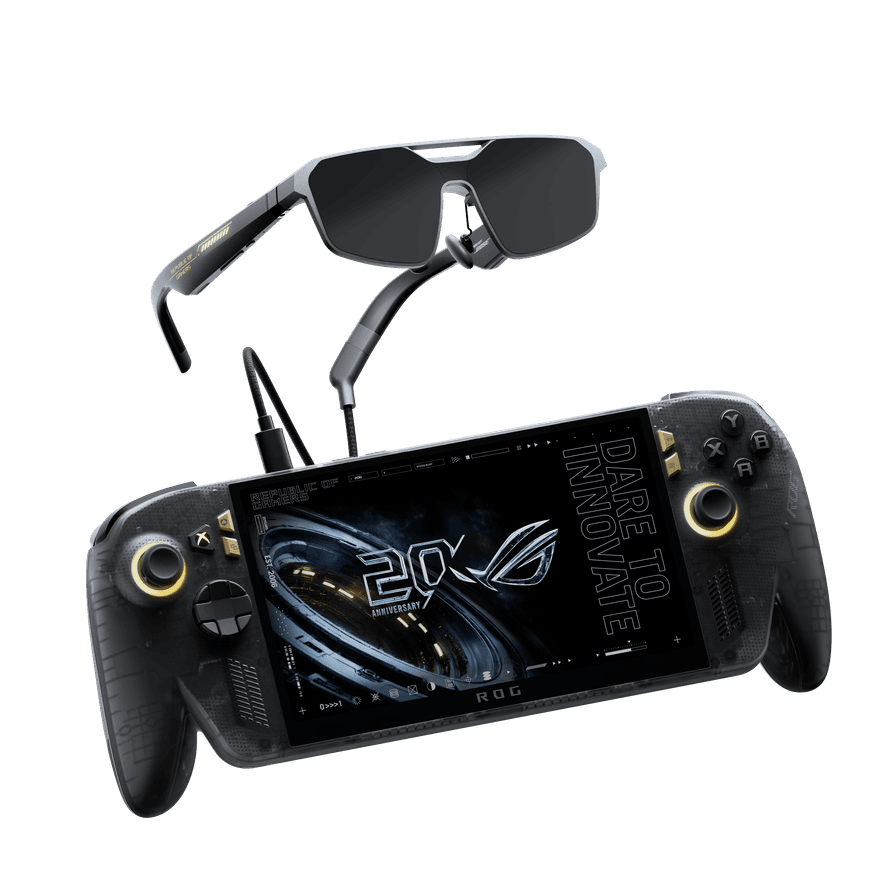 ROG Xbox Ally X20 Bundle 3D Render Scenario Photo ROG Wallpaper Product