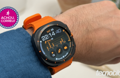 Samsung Galaxy Watch Ultra tem caixa de titanio Foto Thassius VelosoTecnoblog 1060×596 1
