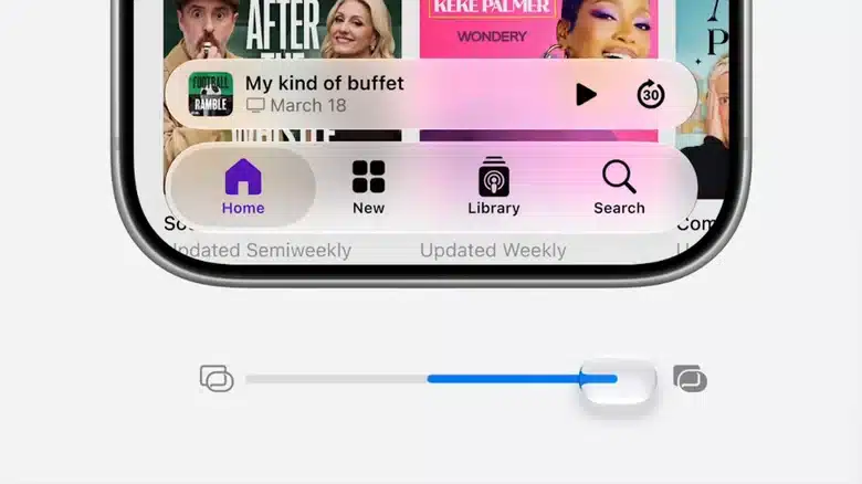 Apple liquid glass ios 27