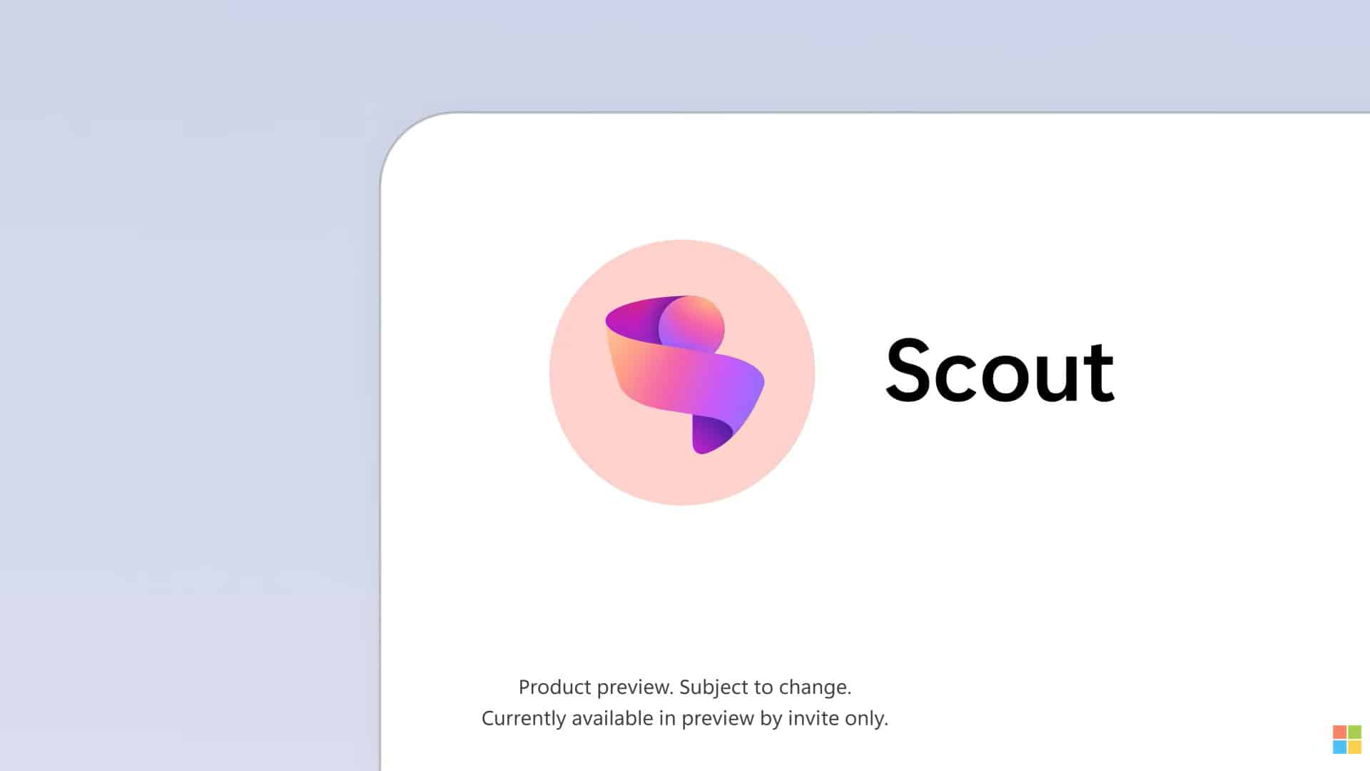 Microsoft scout