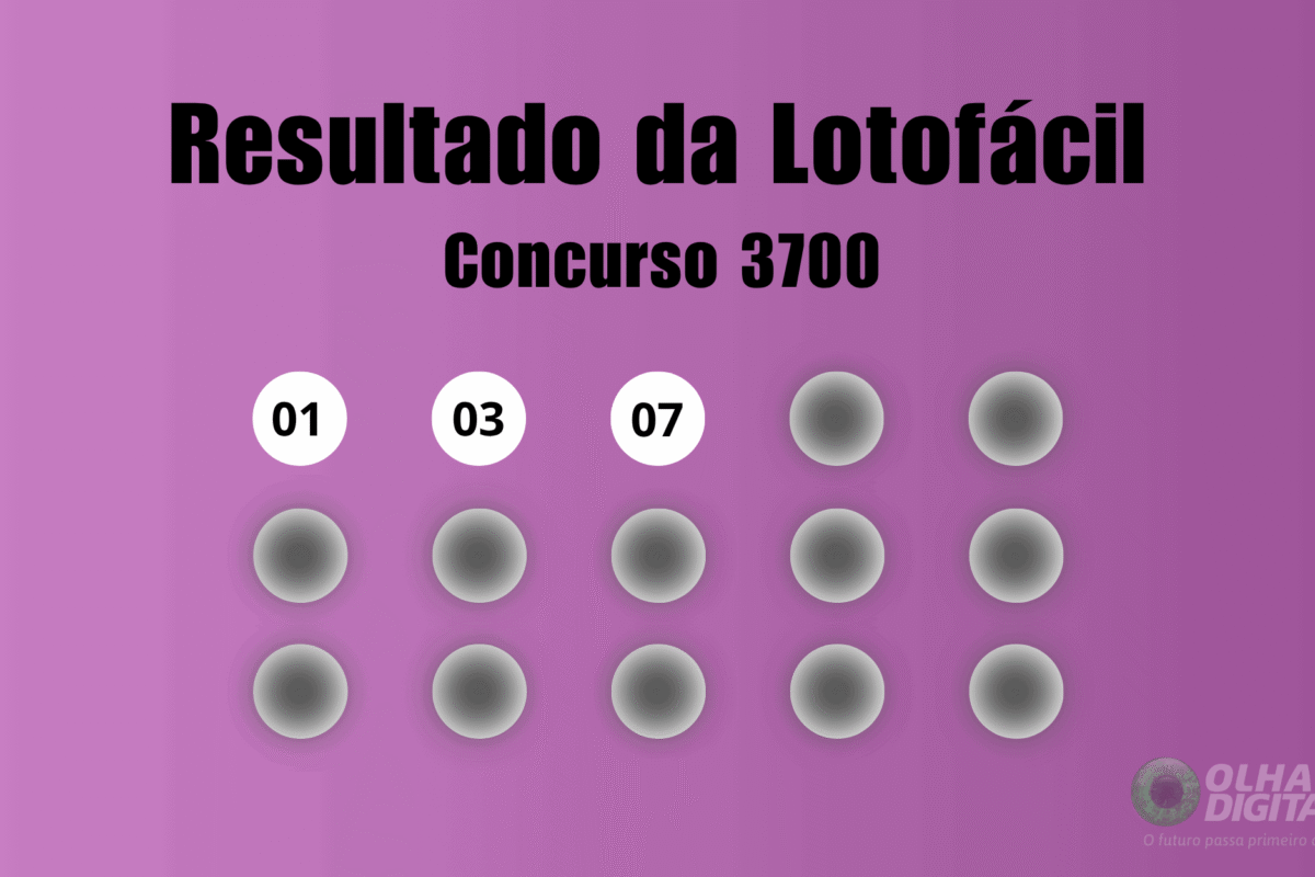 Resultado lotofacil concurso 3700