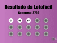 Resultado lotofacil concurso 3700