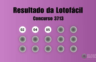 Resultado lotofcil 3713