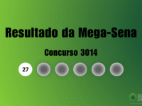 Resultado mega sena concurso 3014