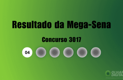 Resultado mega sena concurso 3017