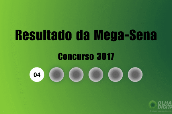 Resultado mega sena concurso 3017