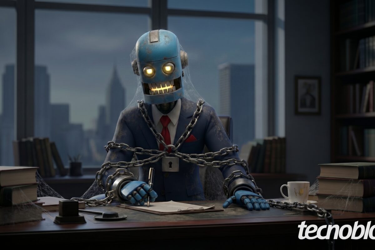 Robo empoeirado