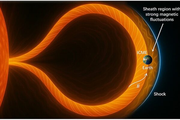 Solar storms leave the