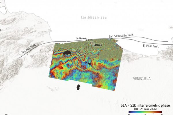 Sentinel 1 shows ground displacement after Venezuela earthquakes 2048×1448 1