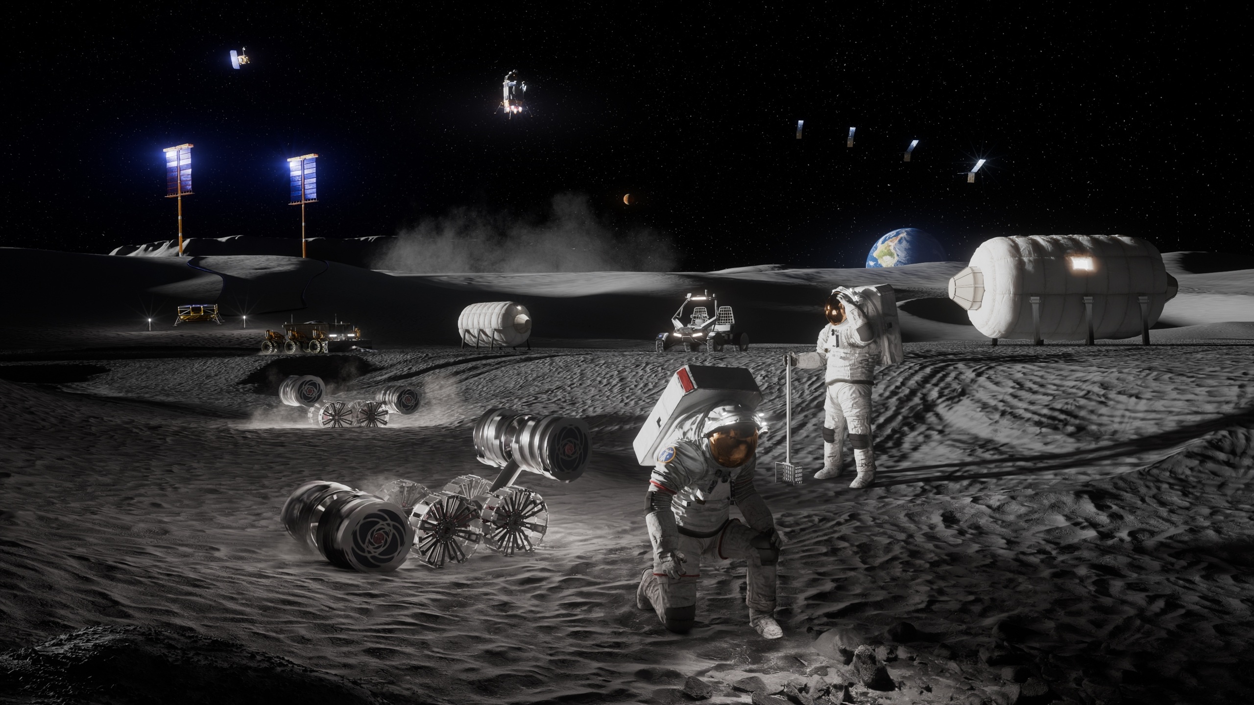 Concept,For,Sustained,Lunar,Surface,Operations,At,The,Moon,Base.