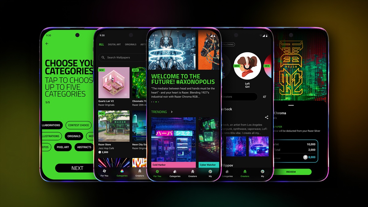 Razer anuncia app de papeis de parede para android com imagens imersivas e em alta qualidade 1