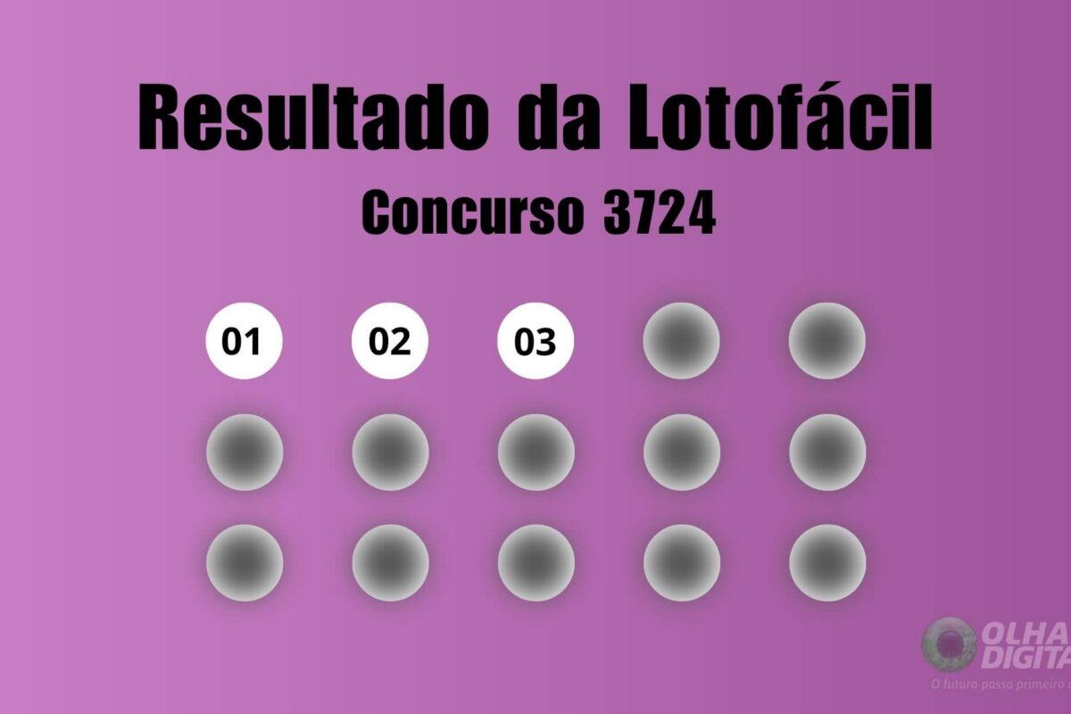 Resultado lotofacil 3724