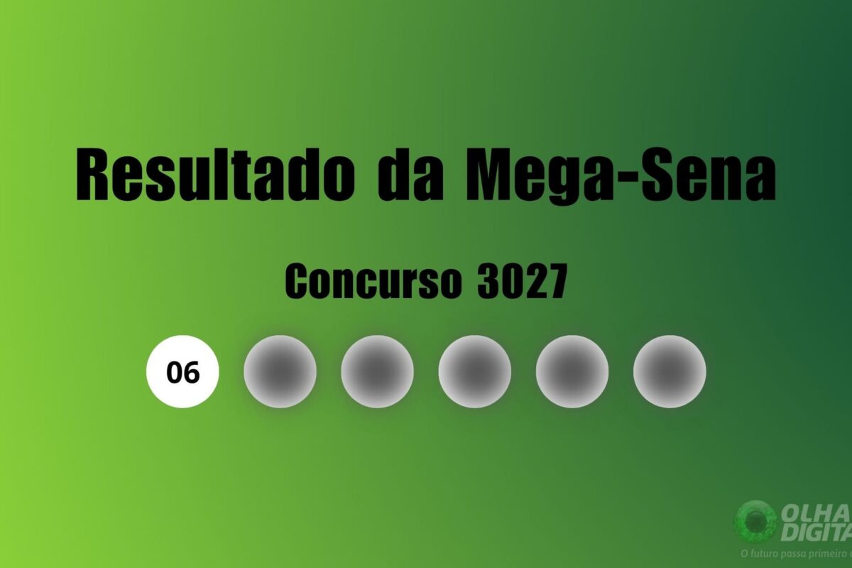 Resultado mega sena 3027