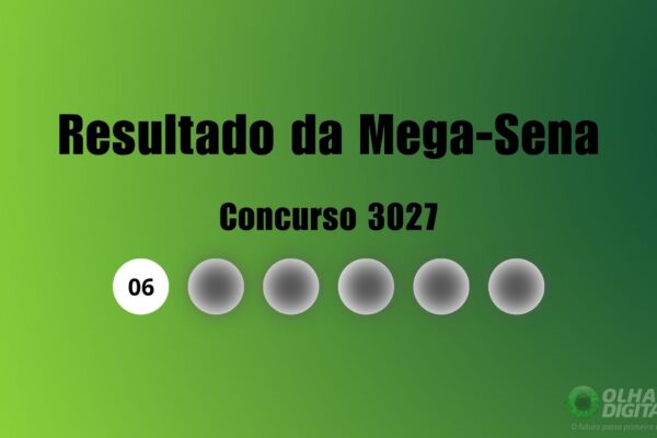 Resultado mega sena 3027
