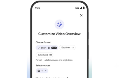 Short video overview notebooklm