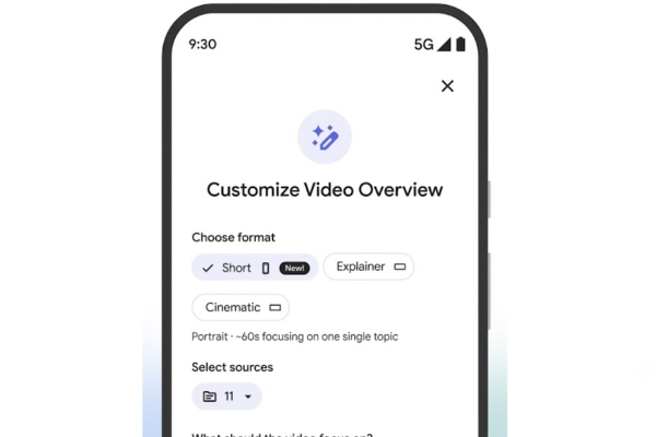 Short video overview notebooklm